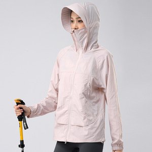 Chaqueta Bomber Unisex para Senderismo al Aire Libre, Protección Solar UPF50+ UV, con Capucha de Nailon, Primavera/Verano 2026 - Product Image 3