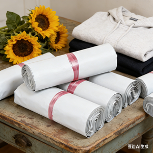 Sacs d'expédition personnalisés en polyéthylène durables pour vêtements, imperméables, prêts à l'impression par transfert thermique – Vente en gros - Product Image 1