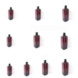 Bouteille vide de sirop contre la toux Wockhardt Tris Pai Nostrum Arch de 500 ml (16 oz) en PET avec bouchon à vis et étiquette autocollante sérigraphiée - Product Image 4