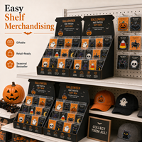 Coffret Cadeau Personnalisé de Patchs Chapeau d'Halloween – Ensemble de Badges Brodés pour Boutiques, Cadeaux d'Événements, Fournisseur en Gros OEM ODM