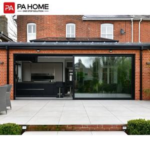 Fenêtre en aluminium PA Résistance au vent Double verre trempé Fenêtres coulissantes Couleur <span class=keywords><strong>marron</strong></span> noir Fenêtre de cuisine coulissante insonorisée - Product Image 2