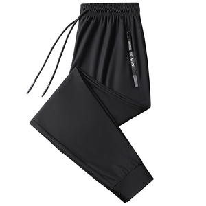 กางเกงวอร์มทรงตรงบุผ้าเบาแบบมีโลโก้สั่งทำพิเศษ กางเกงลำลองผู้ชายแฟชั่นใหม่ปี 2025 สไตล์เกาหลี โจ๊กเกอร์ เทรนด์สปอร์ต - Product Image 1