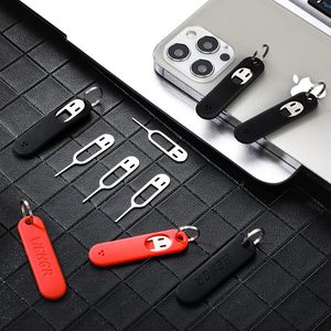 Herramienta para Extraer Tarjetas <span class=keywords><strong>SIM</strong></span>, Extractor de Chip de Teléfono, Desbloqueador de Chip, Herramienta de Expulsión de Bandeja de Tarjeta <span class=keywords><strong>SIM</strong></span>, Aguja Abre-<span class=keywords><strong>SIM</strong></span> <span class=keywords><strong>con</strong></span> Colgante Desmontable - Product Image 2