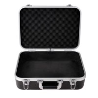 Petite valise de transport noire en EVA, légère, antichoc, avec fermeture à boucle en aluminium ABS, étanchéité IP68, pour équipement photo, ODM, étui rigide de voyage pour outils