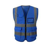 Gilet de sécurité réfléchissant personnalisé avec logo, gilet de travail réfléchissant en maille paon pour une visibilité accrue