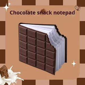 クリエイティブチョコレート香りのスティッキーノートノートストレス解消折りたたみビスケットポケットスティッキーノート - Product Image 4