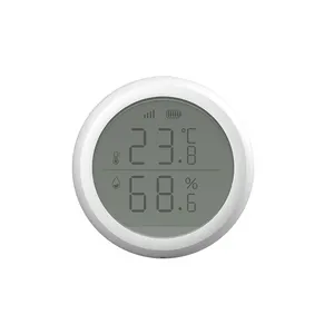Tuya Smart ZigBee温湿度传感器，带LCD显示屏电池供电的ZigBee智能家居安全