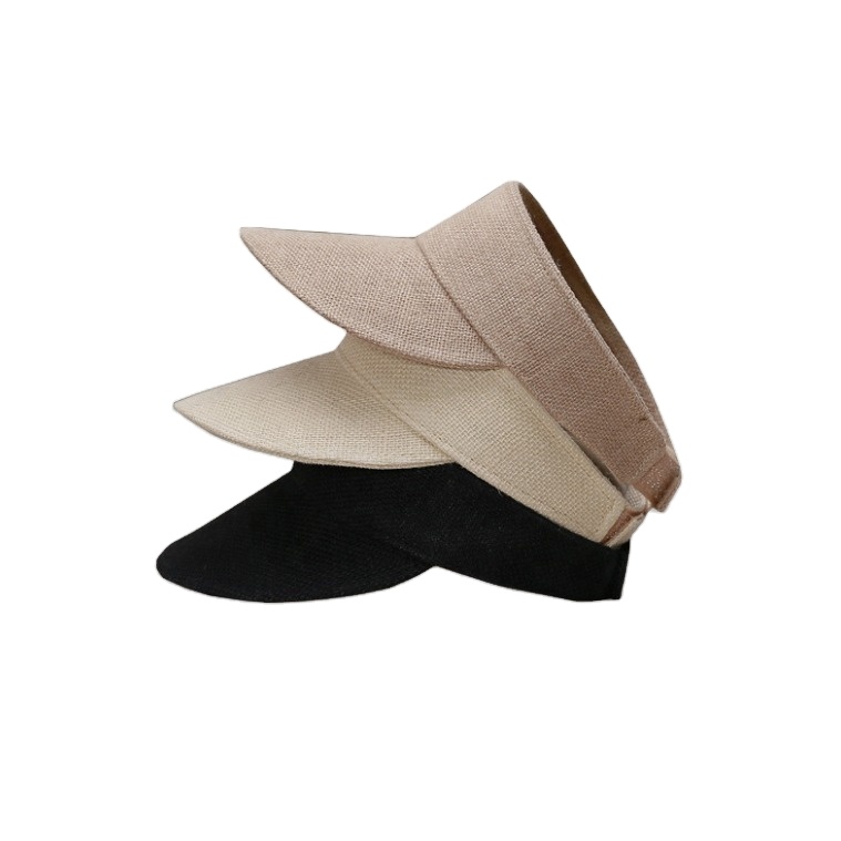 Женские льняные регулируемые козырьки