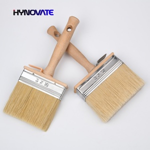 <span class=keywords><strong>Pinceau</strong></span> à <span class=keywords><strong>peinture</strong></span> murale en poils de bois durable de grande taille 30x100mm avec poignée en métal - Product Image 3