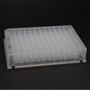 Laboratorium Medis 1.2ml 2.2ml 96 lubang bulat, piring penyimpanan sumur dalam u-bottom - Product Image 2