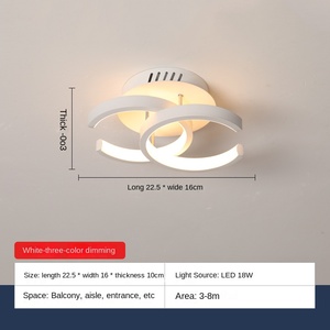 Ventilateur de plafond moderne à 5 pales, moteur CC, LED, couvercle en acrylique, base en verre, intensité variable, garantie 10 ans, décoration intérieure, chambre à coucher, hall d'entrée, couloir - Product Image 4