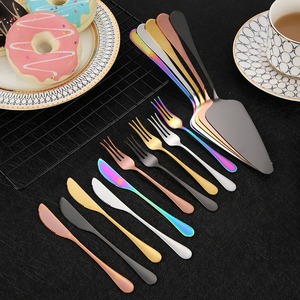 Baking Tools Serrated Blades Pizza Cake Spatula Stainless Steel Mooncake <strong>Cutter</strong> and Fruit Fork - Product Image 2