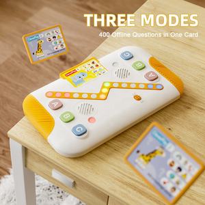 SamToyCn Jouets d'éducation précoce Cartes intelligentes interactives Machine d'apprentissage Cartes de combat Jouet Montessori Cartes flash parlantes pour enfants - Product Image 2
