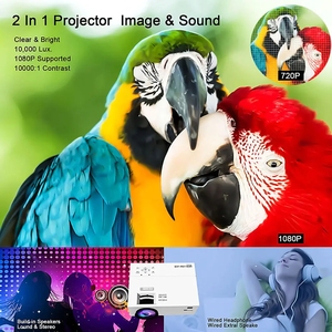 YDH-M8-G Mini Video Xách Tay Trong Nhà Máy Chiếu 750 Lumens Kép Wifi Điện Thoại Di Động Không Dây Cùng Một Màn Hình Máy Chiếu 4K - Product Image 3