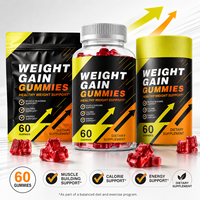 Gummies Prise de Poids Marque Blanche 60 Unités Créatine Maca Fenugrec Mélange d'Acides Aminés Soutien à la Prise de Poids Saine Fabricant OEM