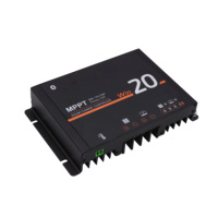 Contrôleur de charge solaire intelligent MPPT 12V 24V 20A, chargeur solaire intelligent pour camping-car, caravane, bateau, camping