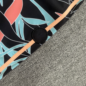 Men's Quick Dry Board Shorts Floral Print Drawstring Waist <b>Mid</b> Length Casual Swimwear with Pockets - Product Image 5