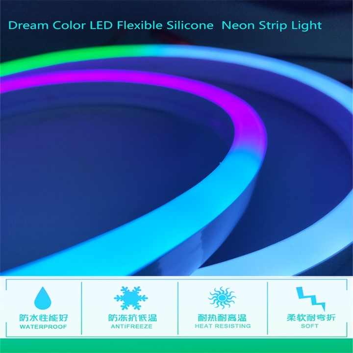 شريط إضاءة نيون مرن عالي الجودة مخصص بكسل LED RGB WS2811