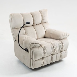 Bestseller 2025 Luxus Einzel-Schaukelstuhl mit Drehfunktion, Modernes Klappbares Design mit Massage und Heizung, Ruhesessel Direkt ab Werk - Product Image 4