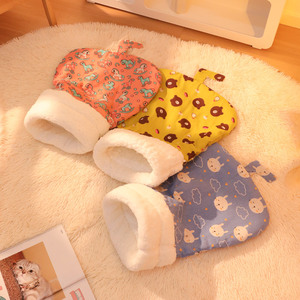 Lambswool pet sleeping bag, warm in autumn and winter, cat sleeping bag, enclosed <b>nest</b>, cat's sense of security, dog <b>bed</b>. - Product Image 3