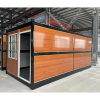 Maison de conteneur préfabriquée pliable de 20 pieds, la plus vendue en 2026, bureau préfabriqué, conteneur pliable portable, camp de conteneur pliable