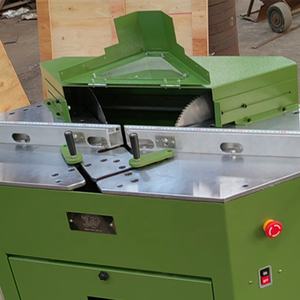 Machine de découpe de moulage de cadre Ps Machine de découpe pneumatique de moulage de cadre en aluminium en bois à Double scie à <span class=keywords><strong>45</strong></span> degrés - Product Image 4