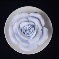 Clip d'évent de voiture en céramique blanche écologique pivoine désodorisant parfum en céramique arôme plâtre porcelaine fleur diffuseur d'huile essentielle