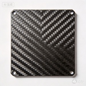 Tissu en fibre de carbone jacquard tissé - Accessoires légers résistants à l'abrasion - Product Image 3