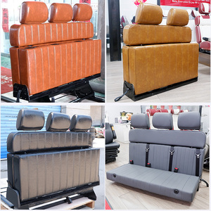 Sedile Pieghevole Multifunzione in Pelle Cerata a Olio per Furgoni, Minibus e Mini Van da Vendita Diretta Fabbrica AutoLiuMa - Product Image 2