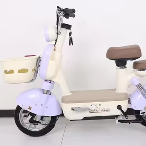 Mini Scooter de 2 Plazas, 350W, 48V, Batería Extraíble, Bicicleta Urbana Pequeña para Damas, Viajes Diarios Familiares - Product Image 1