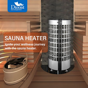 Stufa Elettrica per Sauna SAF <span class=keywords><strong>60</strong></span> per Uso Residenziale e Commerciale 2026, per Sauna Esterna e Interna Senza Pannello di Controllo - Product Image 2