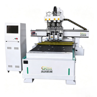 Machine de fraisage CNC 3 axes 1325 à haute rigidité pour le bois avec contrôle Mach3, moteur et composants de base à roulements
