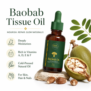 Aceite de Baobab BAF 50ml, Aceite Puro Natural Prensado en Frío para la Piel - Product Image 1