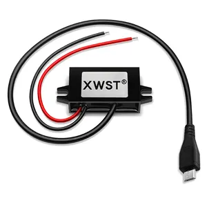 XWST DC DC Buck Converter 12V 24V 36V 48V 72V 85V bis 5V Micro Typ C Mini-USB-Ladegerät zum Aufladen von Mobiltelefonen im Auto