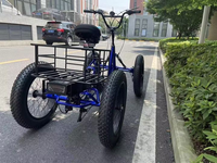 4OEM Quadricycle Électrique Tout-Terrain à Pédales Pneus Larges Motoneige Électrique Vélo Électrique à 4 Roues