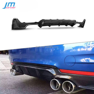 De fibra de carbono tope posterior labio difusor Chin Spoiler para BMW serie 4 F32 F33 F36 420i 428i 435i 2014, 2015, 2016, 2017 - Product Image 1