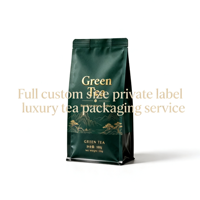 Sachets personnalisés en plastique de qualité alimentaire pour thé, sachets à fermeture éclair avec impression en héliogravure pour noix, snacks, biscuits, café