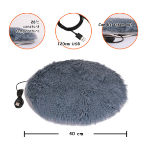 Coussin chauffant électrique pour animaux de compagnie, coussinet chauffant, imperméable, Long, en peluche, pour chats et chiens, lit chauffant, pour chiots, vente en usine - Product Image 2