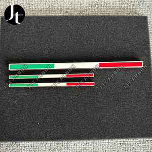 3PCs pour <span class=keywords><strong>Ferrari</strong></span> Tricolore Italian Flag Emblem Set 599 360 430 458 488 812 F12 <span class=keywords><strong>296</strong></span> SF90 Decal - Product Image 4