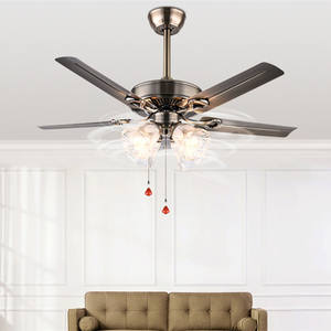 Zeal Lighting Cheap Price Retro <b>Fan</b> <b>Light</b> American Vintage Metal Blade Modern Simple <b>Led</b> <b>Ceiling</b> <b>Fan</b> <b>with</b> <b>Lights</b> - Product Image 1