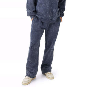 Conjunto Deportivo Informal de Invierno de Primera Calidad, Unisex, Estilo Jogger, Personalizado, Holgado, Estampado, para Hombre, Último Modelo - Product Image 3