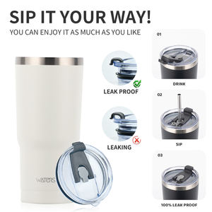 2025 Nueva Marca Watersy 40oz botellas de agua aisladas Productos termo botella vaso blanco de acero inoxidable para niños - Product Image 5