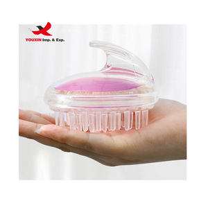 Peigne de massage portable en silicone à prix de gros pour l'achat groupé, brosse de lavage capillaire et de massage du cuir chevelier pour la douche - Product Image 5