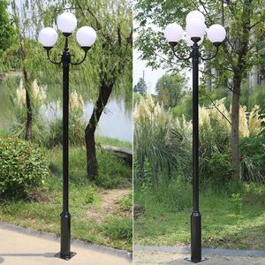 Moderne Best-seller <span class=keywords><strong>Extérieur</strong></span> Sphérique 2.5m-6m 2-5 Tête En Aluminium Cour Lampe Jardin Poteau Lampe Villa Hôtel Rue Vue Jardin - Product Image 5