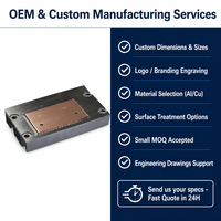 Plaque de refroidissement liquide composite cuivre-aluminium CNC personnalisée pour électronique de puissance laser IGBT OEM