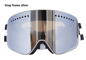 Jiepolly Logotipo de Uso y lentes de PC de Google de adulto de doble lente magnética Anti-niebla de esquí gafas nieve gafas - Product Image 3