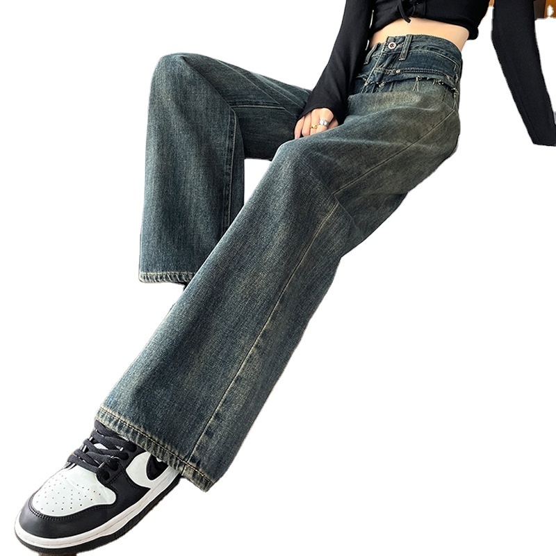Jeans Women High Waist Wide Leg