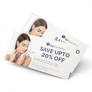 Vales de <span class=keywords><strong>Descuento</strong></span> y Certificados de Regalo Impresos a Doble Cara, Diseñados a Medida, al por Mayor, para <span class=keywords><strong>Restaurantes</strong></span>, Hoteles y Salones de Belleza - Product Image 2