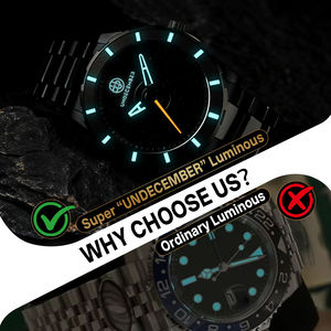 Montre sport à quartz Undecember en gros, verre saphir, résistance à l'eau 5 ATM, montres à quartz pour hommes avec <span class=keywords><strong>chronographe</strong></span>/date/jour - Product Image 5
