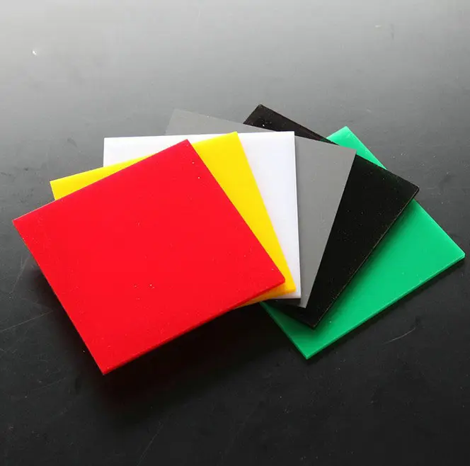 Aanpasbare Kleur Flexibele Hoogglans 2 - 20Mm Acryl Plaat Acryl Safty Board Voor Decoratie
